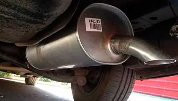 замена глушителя