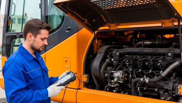 Диагностика двигателя и гидравлики спецтехники