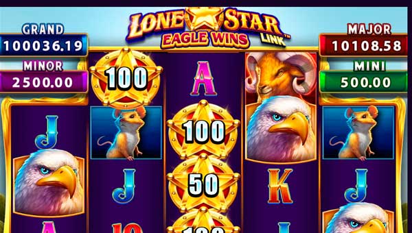 слот Lone Star Link Eagle Wins